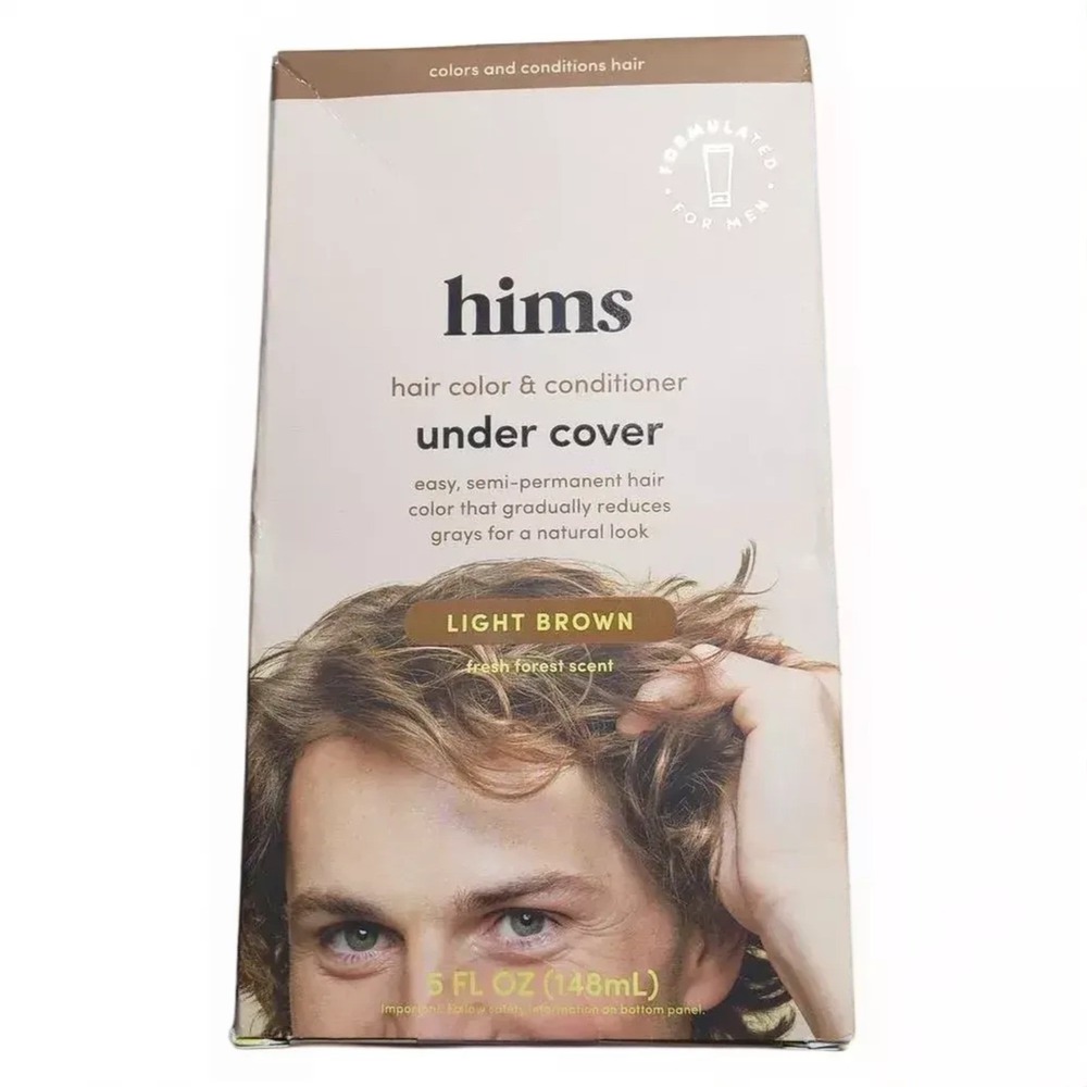 HIMS Under Cover Light Brown Hair Color Conditioner 5 fl oz Semi-Permanent